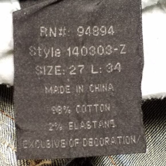 Cedar Rose Bootcut Jeans – Blue Denim – Size 27 - Picture 7 of 8